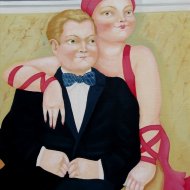 Moulin Rouge     olio su tela   50x70    2003