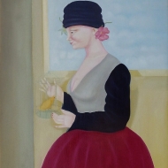 Il canarino di Giovina - olio su tela - 50x70 - 2014