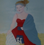 Il Teatro della Sibilla -olio su tela - 60x80- 2013