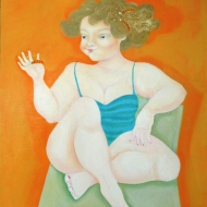 L'Ape Regina -olio su tela - 50x70 - 2014