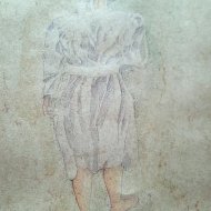 Di spalle      Matita aquerellata    1985