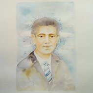 Luis  Acquerello con matita2019
