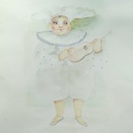 Il musico    Acquerello     2002