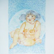 Nella  luna    Acquerello          2022